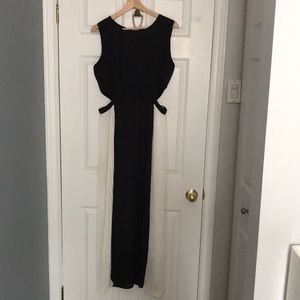 Formal Long Black and White Dress